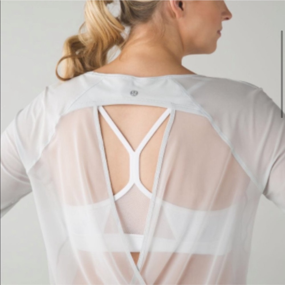 Lululemon “If You’re Lucky” Sheer Top